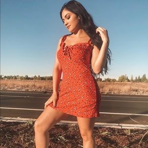 Red dress